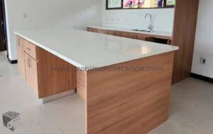 Sobres de cocina cuarzo blanco absoluto