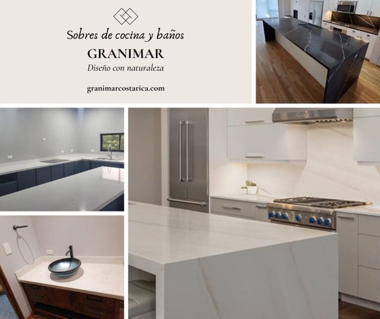 Sobres de cocina y baños en Costa Rica